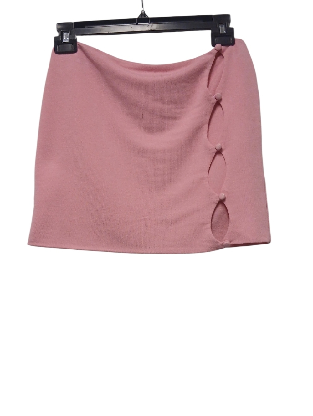 Princess Polly Pink Mini Skirt with Side Cutouts-Size 6